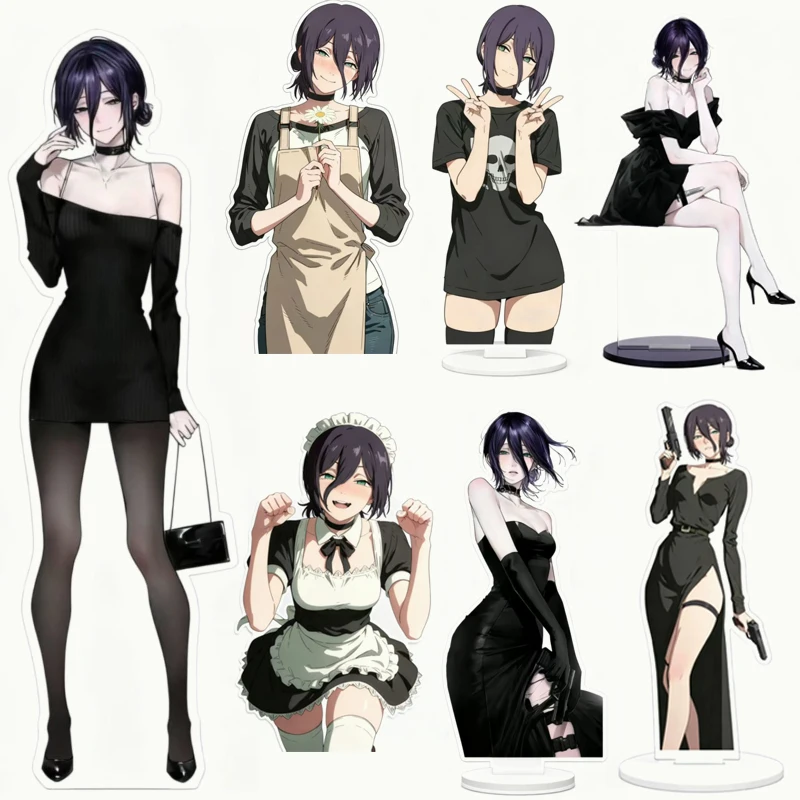 Anime Chainsaw Man Reze Cosplay Figure Stand Sexy Acrylic Standing Plate Ornament Accessories Decoration Props