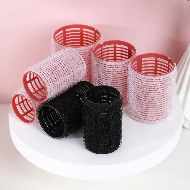 New 3PCS Self-Grip Hair Rollers Heatless Hair Curlers No Heat Hair Bangs Volume Self-adhesive Hook Curlers DIY Styling ToolsPin