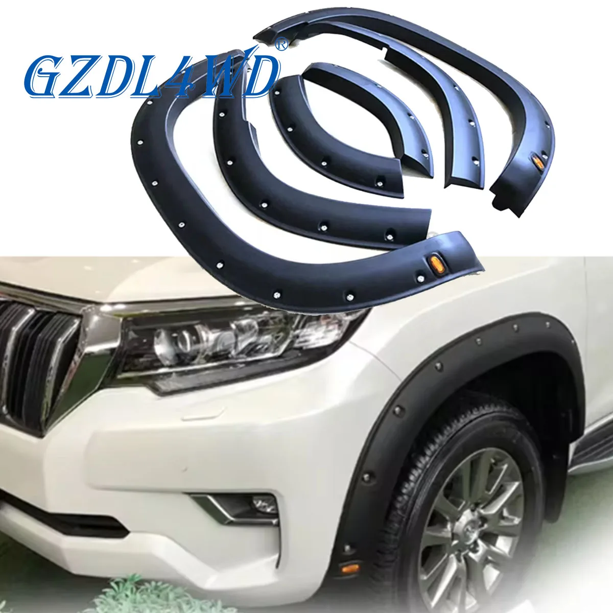 

4x4 body kit wheel arches light fender flare For Toyota Land Cruiser 150 LC150 FJ150 2018-2020