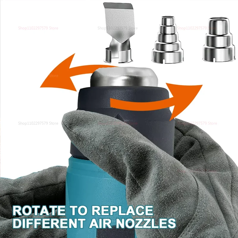 أداة تغليف الانكماش الحراري مسدس الهواء الساخن مجفف الهواء لحام منفاخ حراري مع شاشة LED لأداة مشاريع إصلاح الإلكترونيات