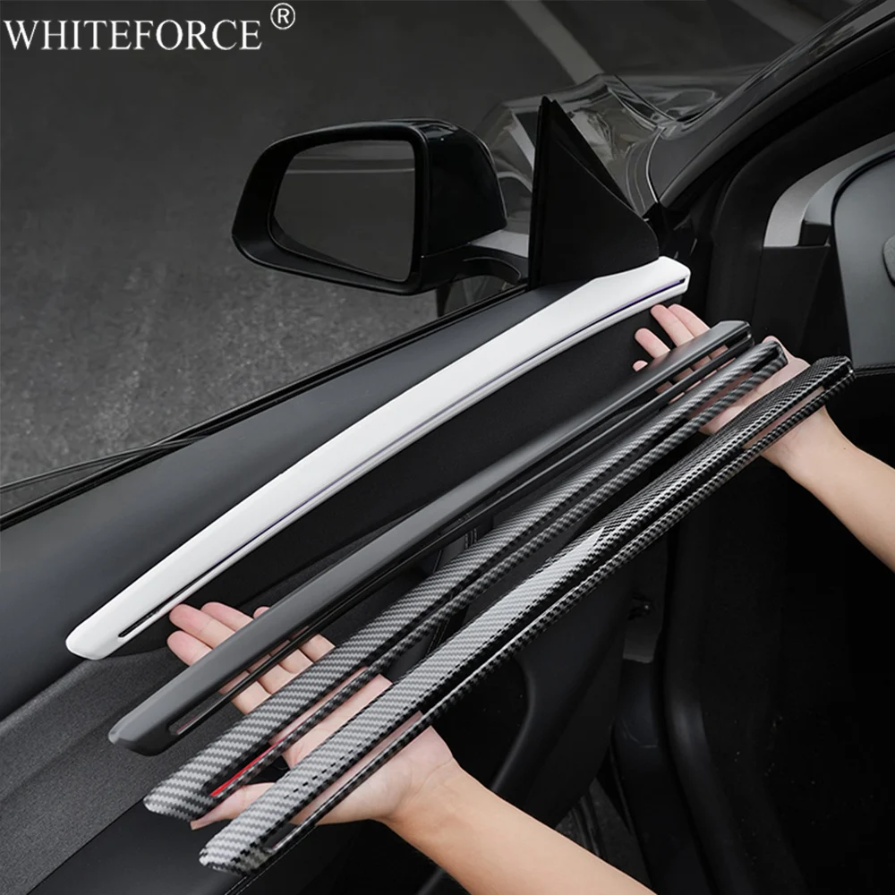 

Для Tesla Model Y Juniper 2025 боковая накладка на дверь, боковая накладка на дверь, модель 3, Highland, накладка на приборную панель, центральное управление