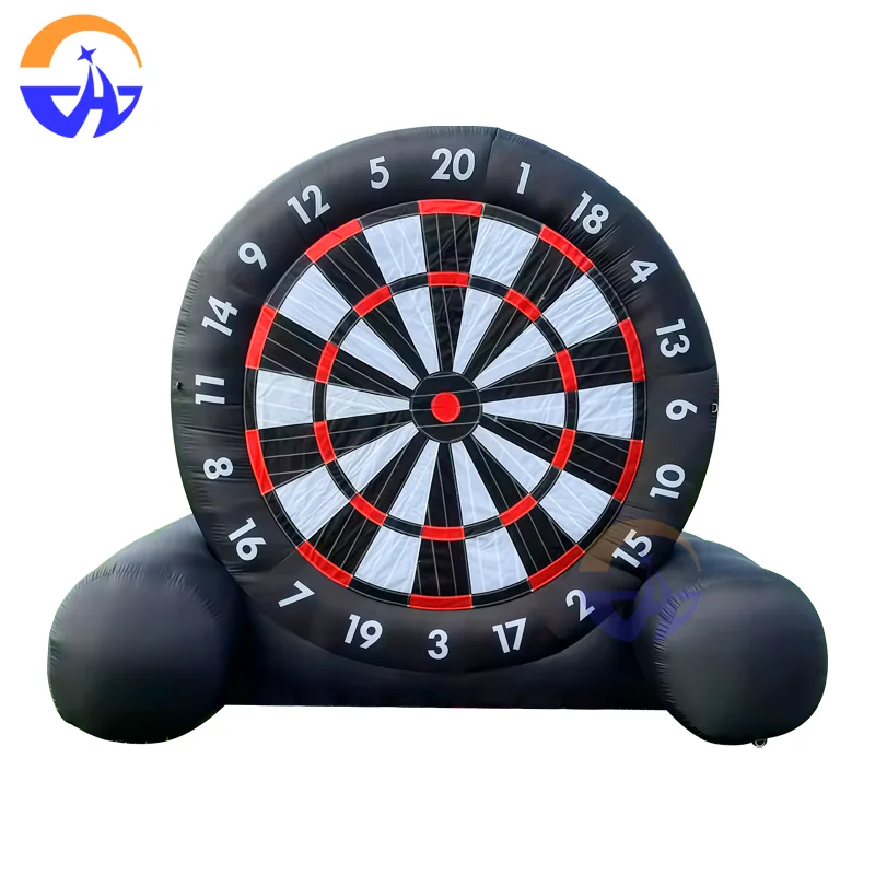 Opblaasbaar voetbal dartbord met bal Oxford opblaasbare voetbalspellen Outdoor menselijk dartbord doelspel voor kinderen volwassenen