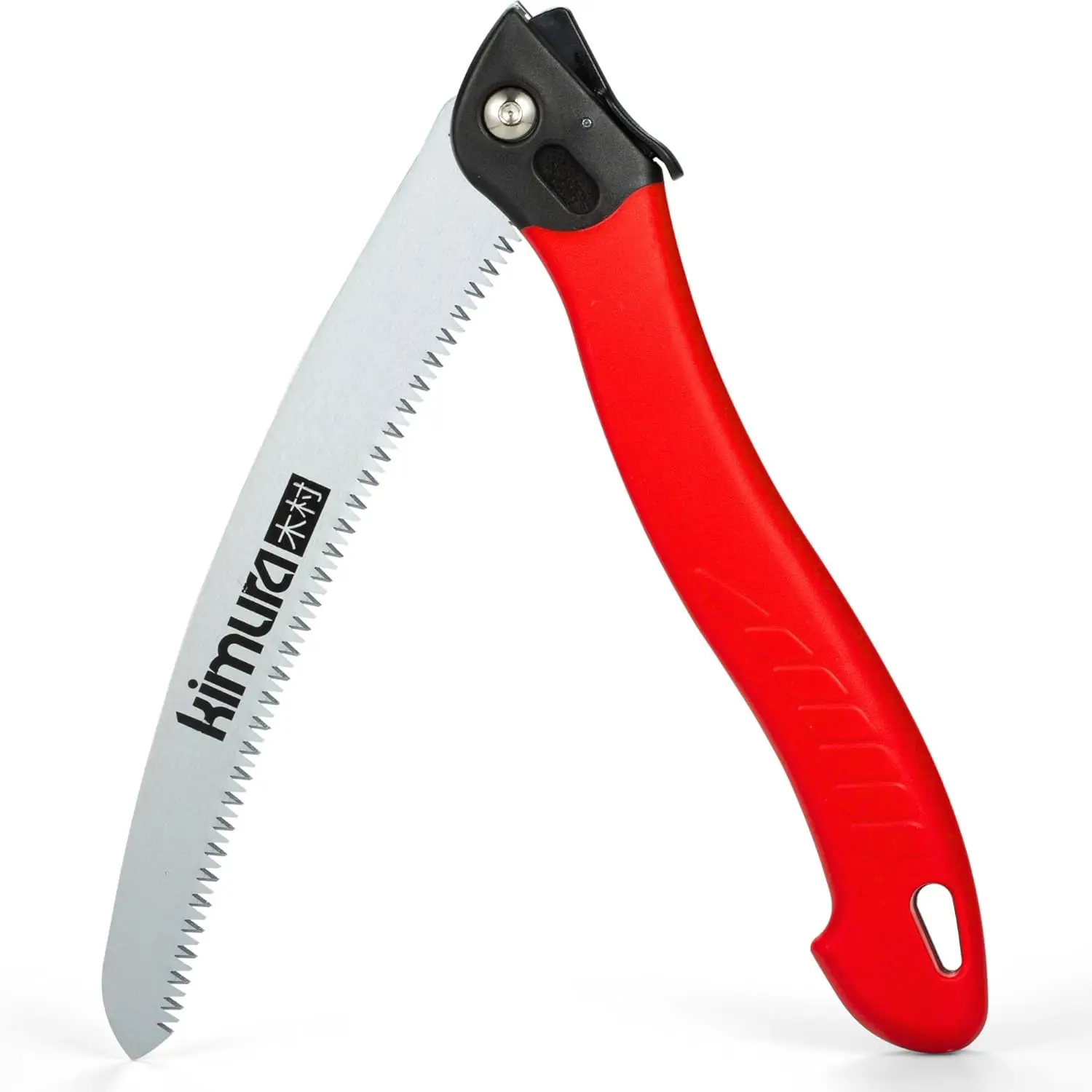 

Folding Saw 10 Inch Curved Blade, Heavy Duty Hand Saw for Wood Pruning & Camping, Japanese SK5 Steel with Double Layer Edge