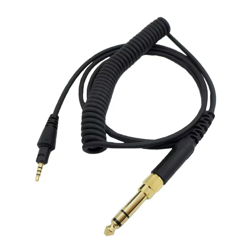 For Pioneer HDJ-CUE1 X7 S7 X5 X7 Headphone Cable Headworn Spring Headphone Audio Cable 2.5mm to 3.5mm/6.35mm Cable