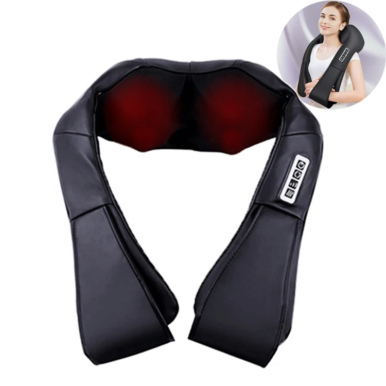 for Back Massager with Heat,deep Tissue Kneading Massage Shiatsu Back and Neck Massager Body Adapter Customized Belt CN;GUA