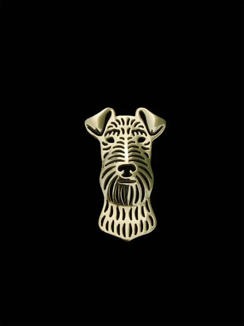 New Trendy Airedale Terrier Vintage Brooches