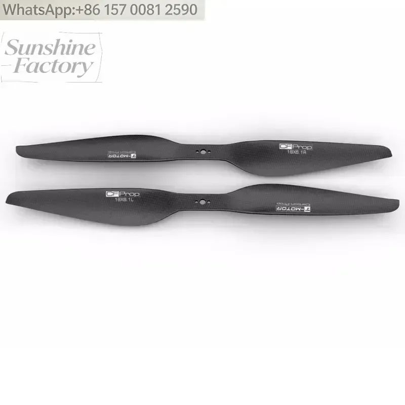 T-MOTOR P18*6.1 Hot Selling Cw Ccw Propeller Carbon CF+Epoxy High Efficiency 18inch Blades