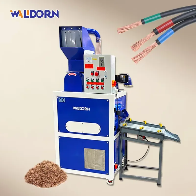 Recycling Machine 2026 Versatile Dry Electric Scrap Cable Granulator for Mixed Wire Types Small Automatic Copper Wire