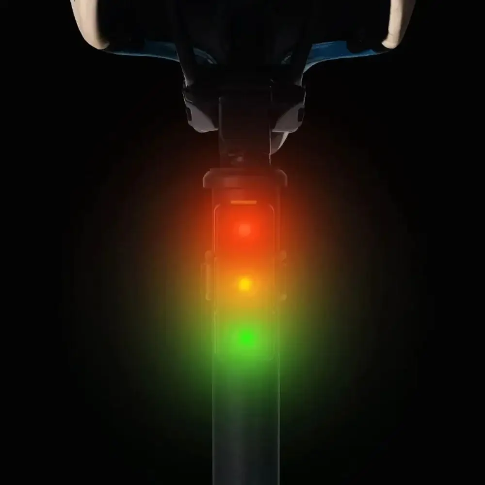 Red/Blue/Green Flash Tail Rear Lights Emergency Traffic Light LED Bike Warning Lamp Caution Creative Cycling Taillight