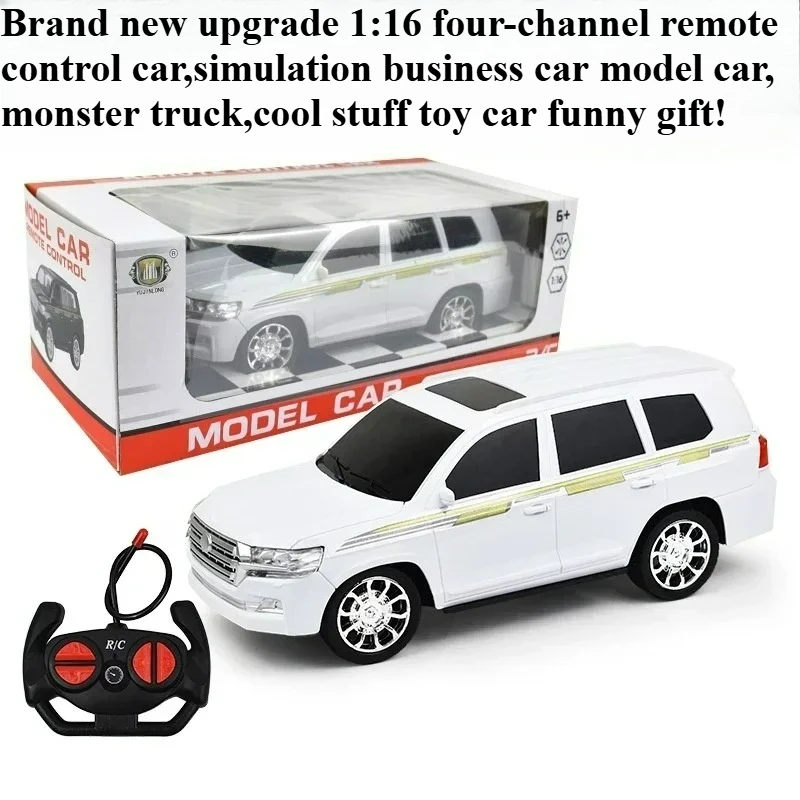 

Игрушечный автомобиль Cool Stuff, забавный подарок: 16 модель автомобиля с дистанционным управлением, Kawaii, 4-канальные внедорожные радиоуправляемые автомобили, Monster Truck, игрушки для детей