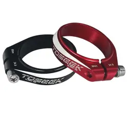 High-strength MTB 31.8/34.9mm Bicycle Accessories Bike Seat Post Clamp Bicycle Seatpost Clamps Fixing Clip Buckle Quick Release