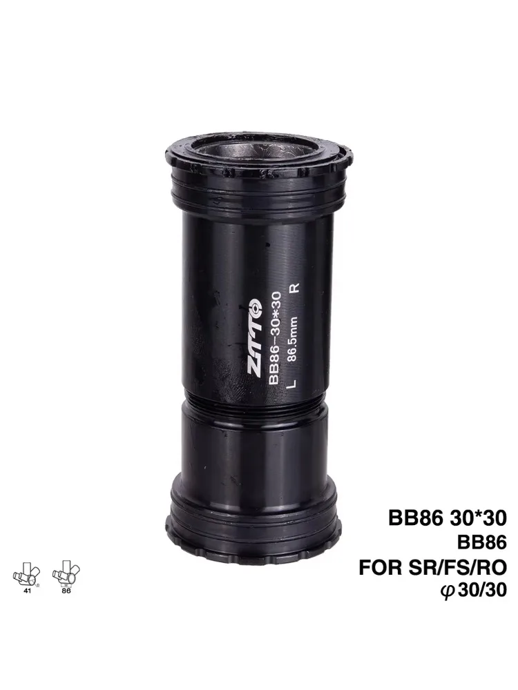 AliExpress ZTTO MTB Bike BB86 30 Press Fit Bottom Brackets 4 Bearings for Road Mountain bike 30mm Crankset BB Rotor chainset Bike Bicycle Parts