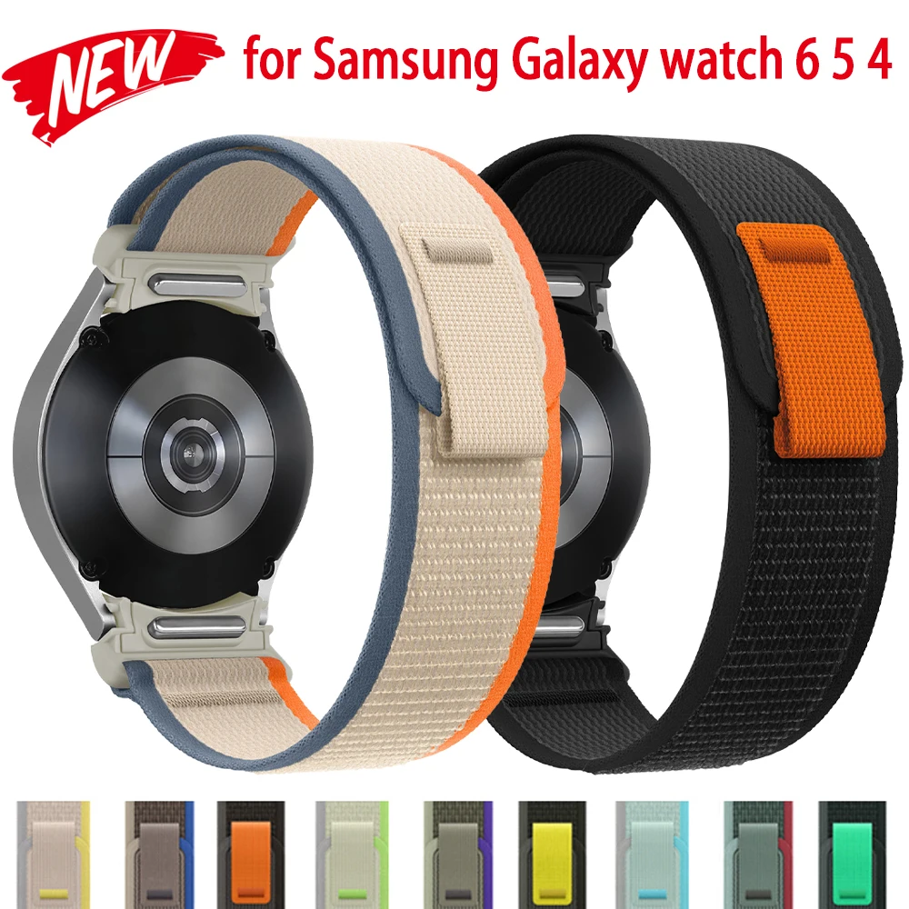 Trail loop Band for Samsung Galaxy watch 6 5 4 40mm 44mm bracelet/5 Pro 45mm Galaxy 6 classic 47mm 43mm No Gaps One-Click Strap