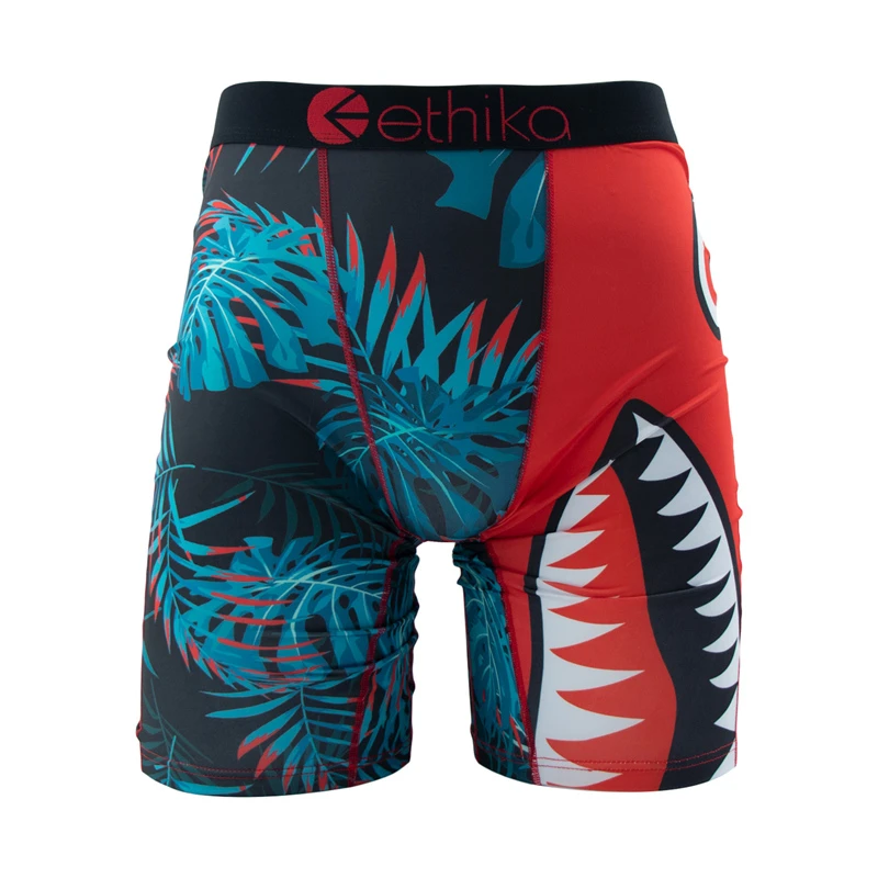 ETHIKA 1Pcs Sexy Men Underwear Boxers Breathable Man Swimming Underpants Plus Size S-3XL Mens Panties Trunks Men's Boxer Briefs image 4