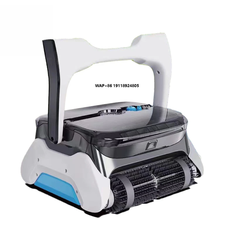 

Automatic Robotic Pool Cleaner, Cordless Pool Vacuum Robot for Inground & Above Ground Pools, Bottom Cleaning