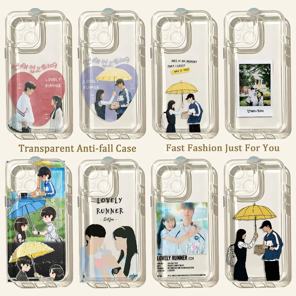 HOT Lovely RunnerS Handyhülle für iPhone 17e 17 16 16e 15 14 13 12 11 Mini Pro Max X XR XSMax Air Plus Transparente Rückseite