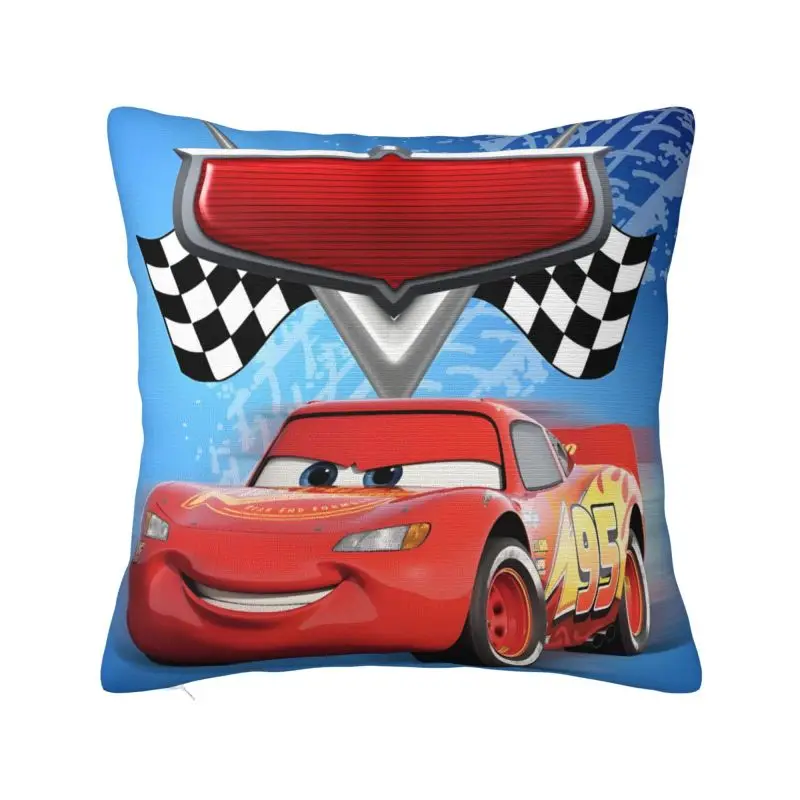 

Классический автомобильный чехол с молнией Маккуин на заказ, квадратная наволочка с 3D принтом, мультяшная наволочка для автомобиля, наволочка, домашний декор