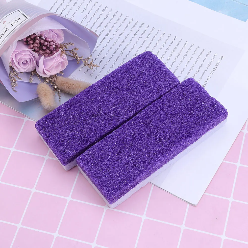 2 szt. Pilnik do usuwania zrogowaciałego naskórka, skórek, kamień wulkaniczny, pumeks, narzędzia do pielęgnacji stóp, przenośny zestaw do pielęgnacji paznokci