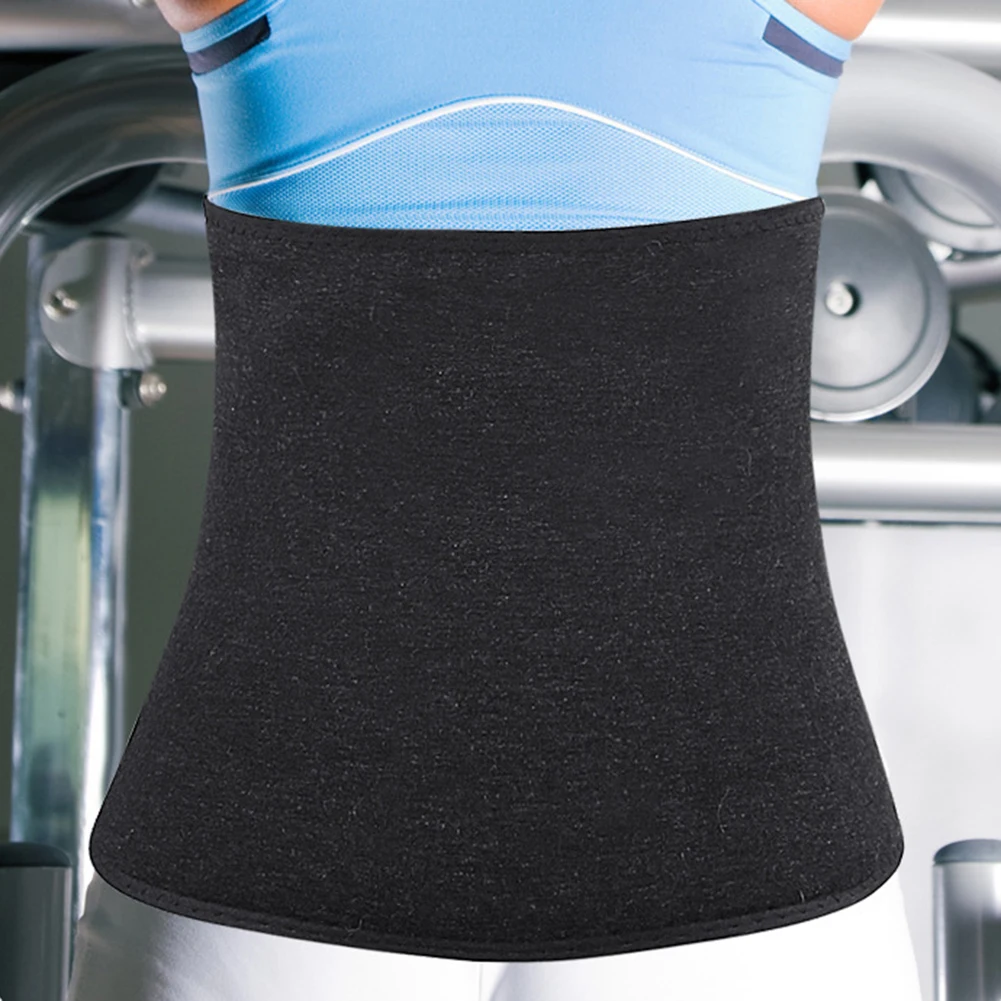 Inverno engrossar cintura térmica mais quente protetor de estômago abdominal envoltório banda para o inverno