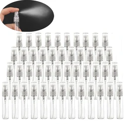 10 Uds Mini transparente 2ml 3ml 5ml 7ml 10ml atomizador niebla fina botella de vidrio vacía Spray fragancia recargable frascos de Perfume portátiles