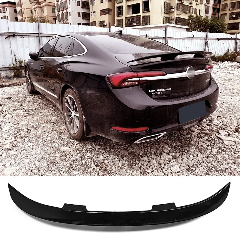 New! Trunk Spoiler Carbon Surface Accessories Car Rear Ducktail Wing For Buick Lacrosse 2016 To 2019