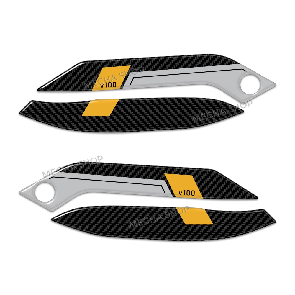 For Moto Guzzi Stelvio 2025 - Motorcycle Handguard Protection 3D Gel Sticker Stelvio V100 Accessories