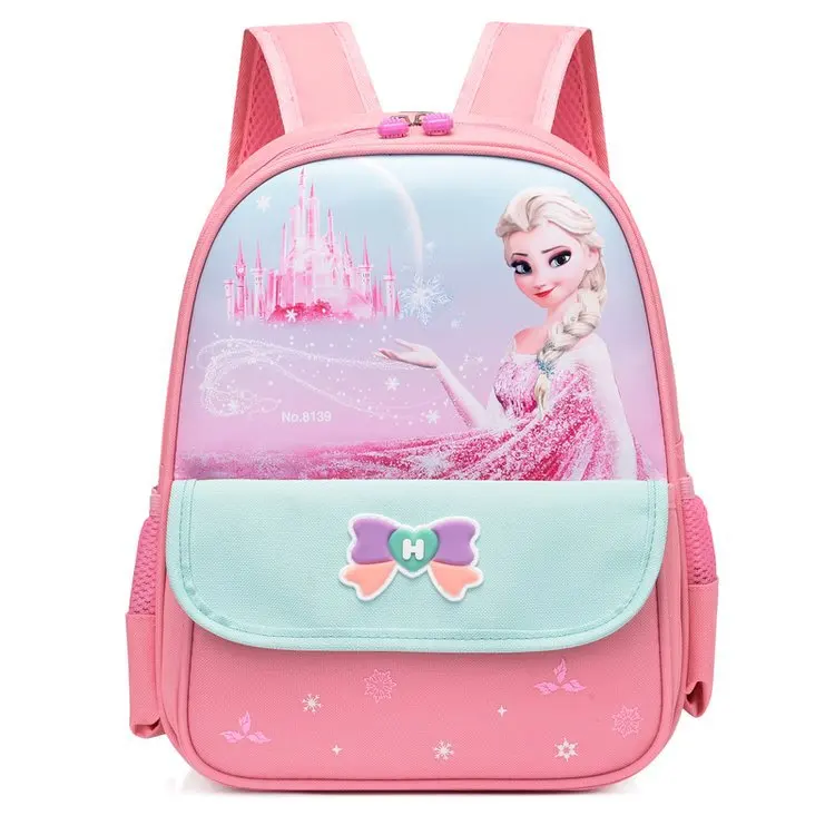 Disney-mochila con diseño de animales de frozen para niños, bolsa con patrón de figuras, mochila escolar de guardería, regalo