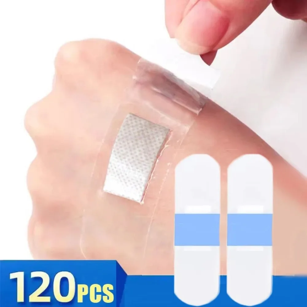 

120 pieces of waterproof band-aid, transparent, invisible, hemostatic, breathable, anti-wear band-aid
