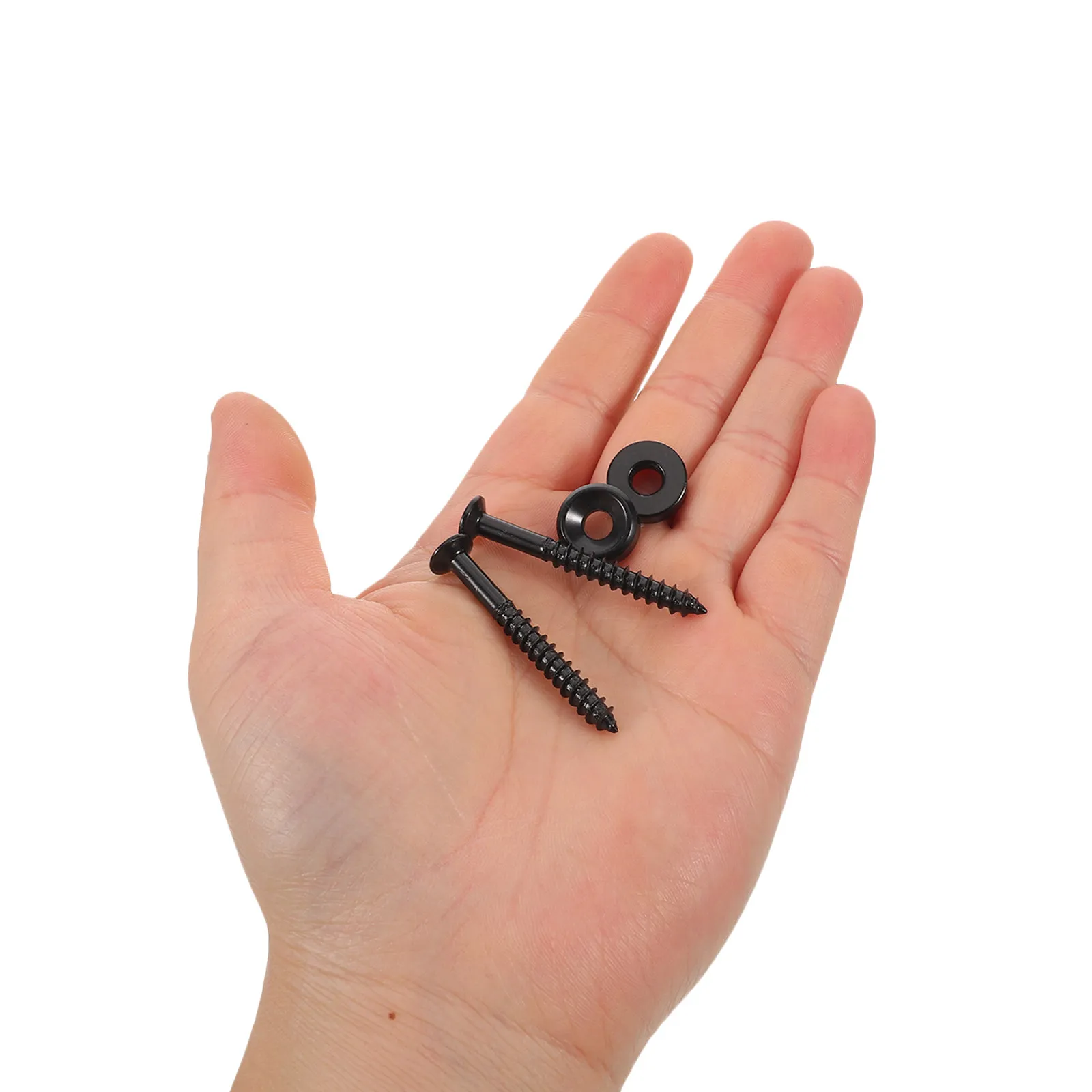 

12Pcs Guitar Neck Mounting Kit Electric Guitar Screws Neck Joint Ferrules Bolts Reinforcement Hardware for Repair Maintenance
