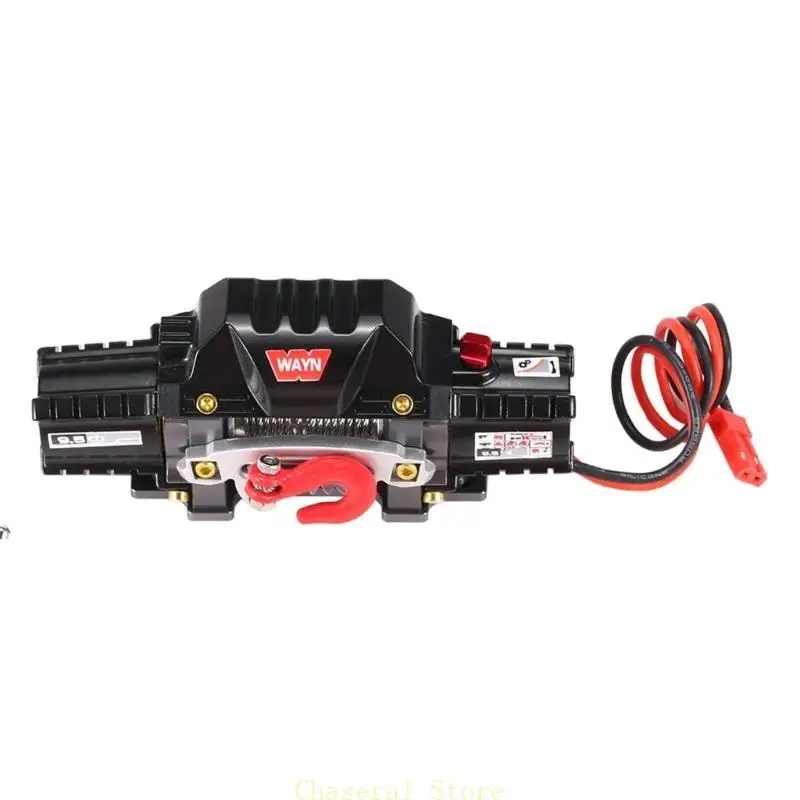 E7CE Professional Dual Motors Metal Winch Load Capacity Winch Controller CH3 Cable for 1/8 1/10 RC Crawler Car Axials - Image 5