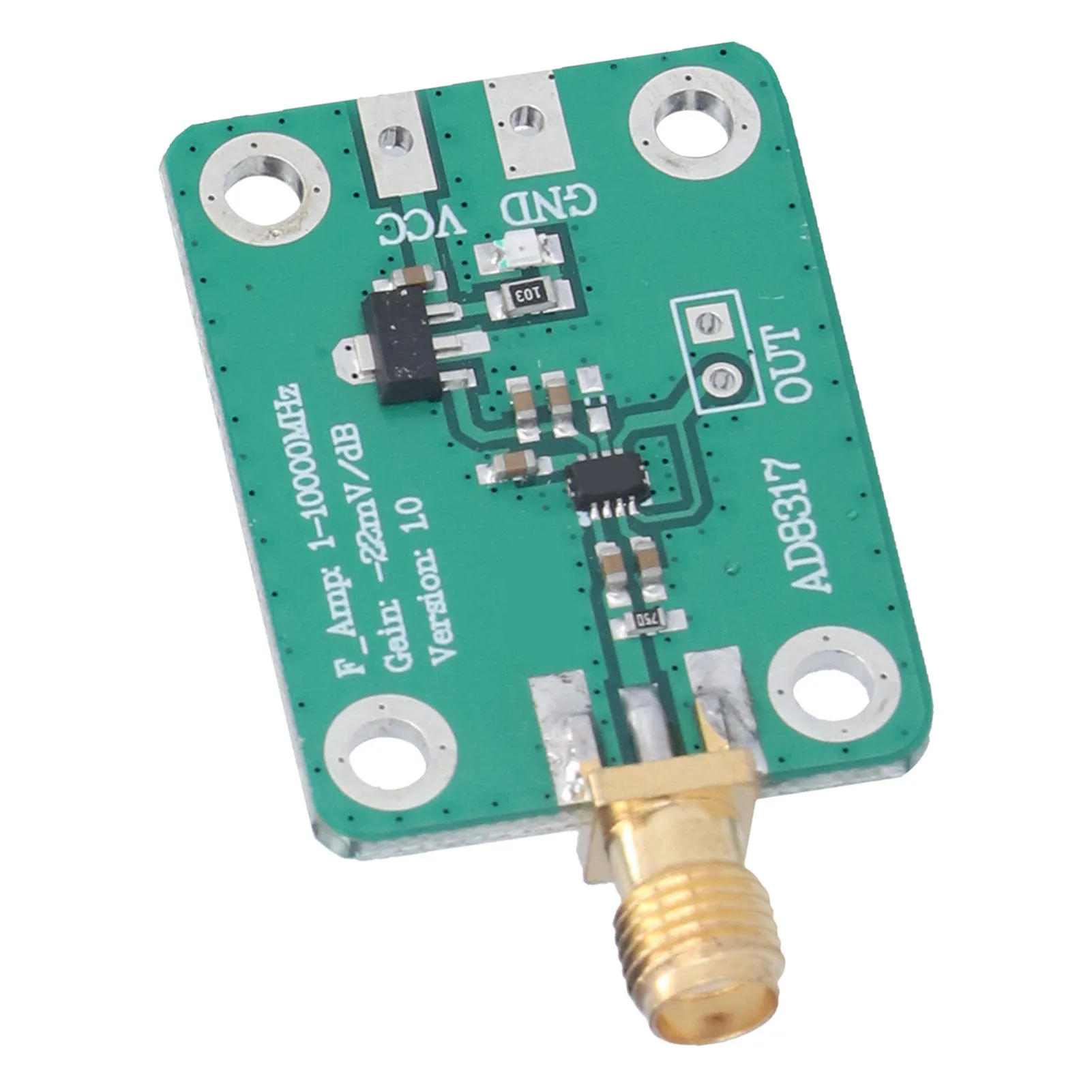 Логарифмический детектор AD8317 от -55 дБм до 0 дБм 1–10000 МГц Измеритель радиочастотной мощности для измерения мощности сигнала