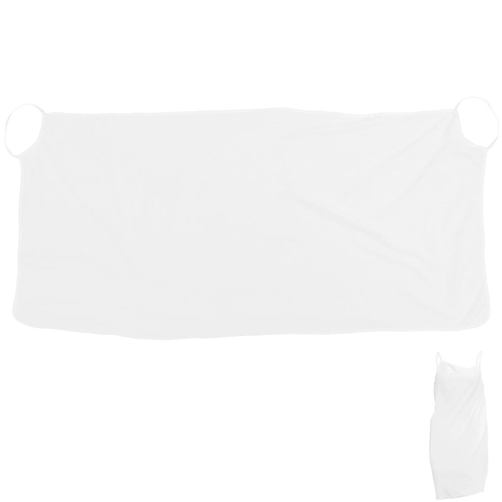 

140x70cm Microfiber Bath Towel for Women White Adult Bathrobe Shoulder Straps Wearable Bath Dress Soft Skin Friendly Quick
