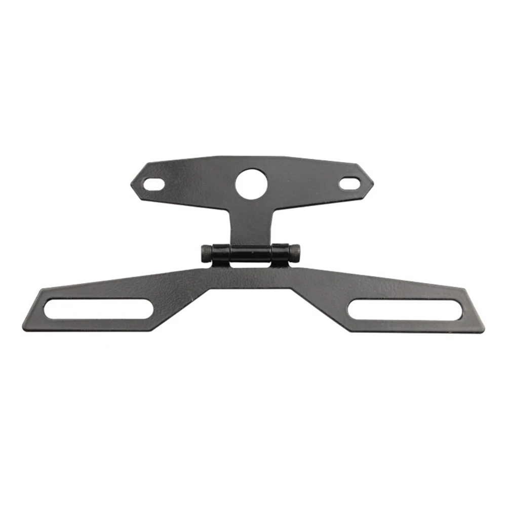 Motorcycle License Plate Bracket Taillight Fixed Folding Number Plate Holder Light Mount Motorbike for Motorbikes ATVs Dirt Bike