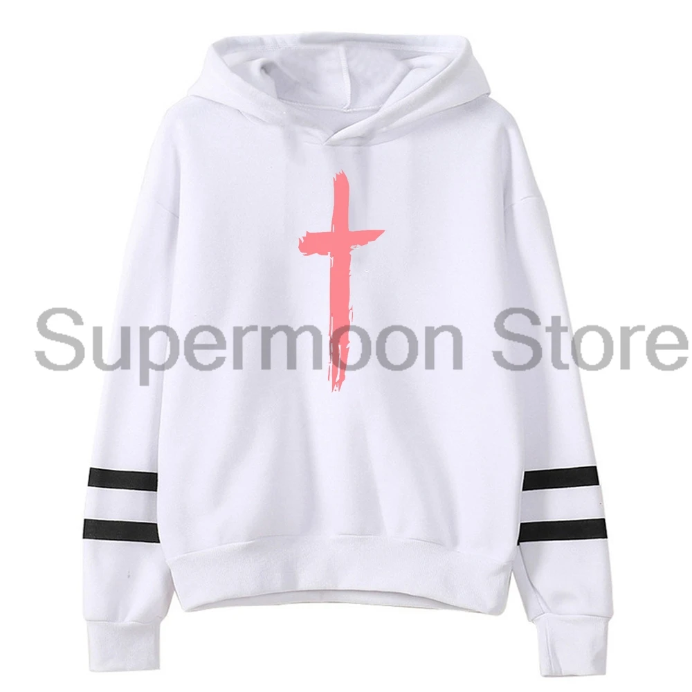 Saint JHN Merch Hoodie Unisex Pocketless Parallel Bars Sleeve Streetwear Men Women Hooded Sweatshirt Fashion Clothes