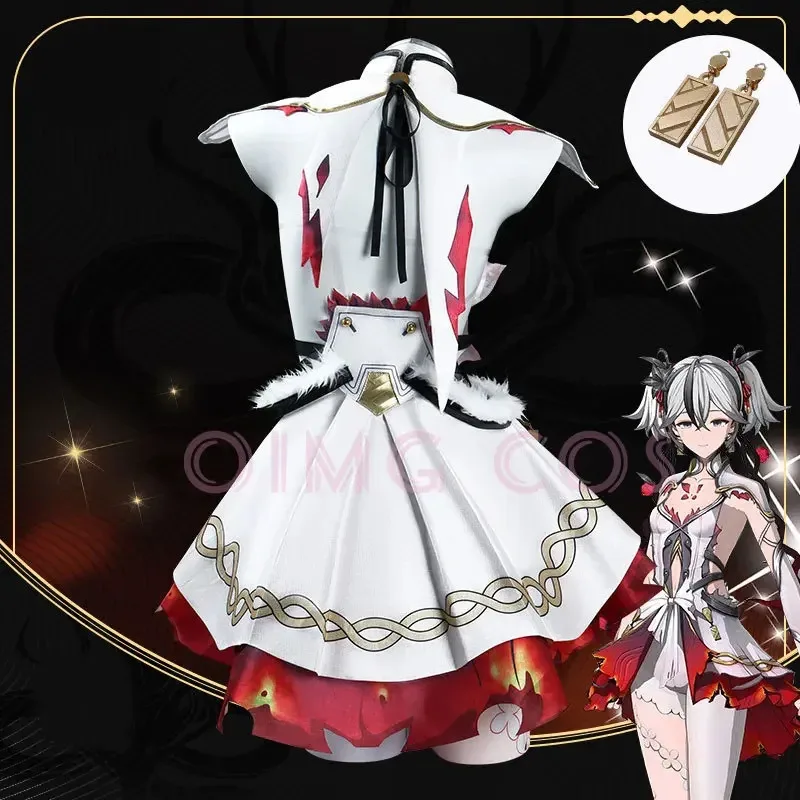 

DY20Chun Косплей Костюм Wuthering Waves Карнавальная форма Парик Аниме Костюмы на Хэллоуин Женские наряды с игровыми персонажами25