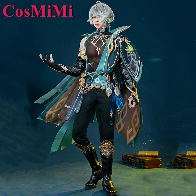 CosMiMi Alhaitham Cosplay Game Genshin Impact Costume Fashion Handsome Battle Uniforms Carnival Party Role Play Clothing S-XXL