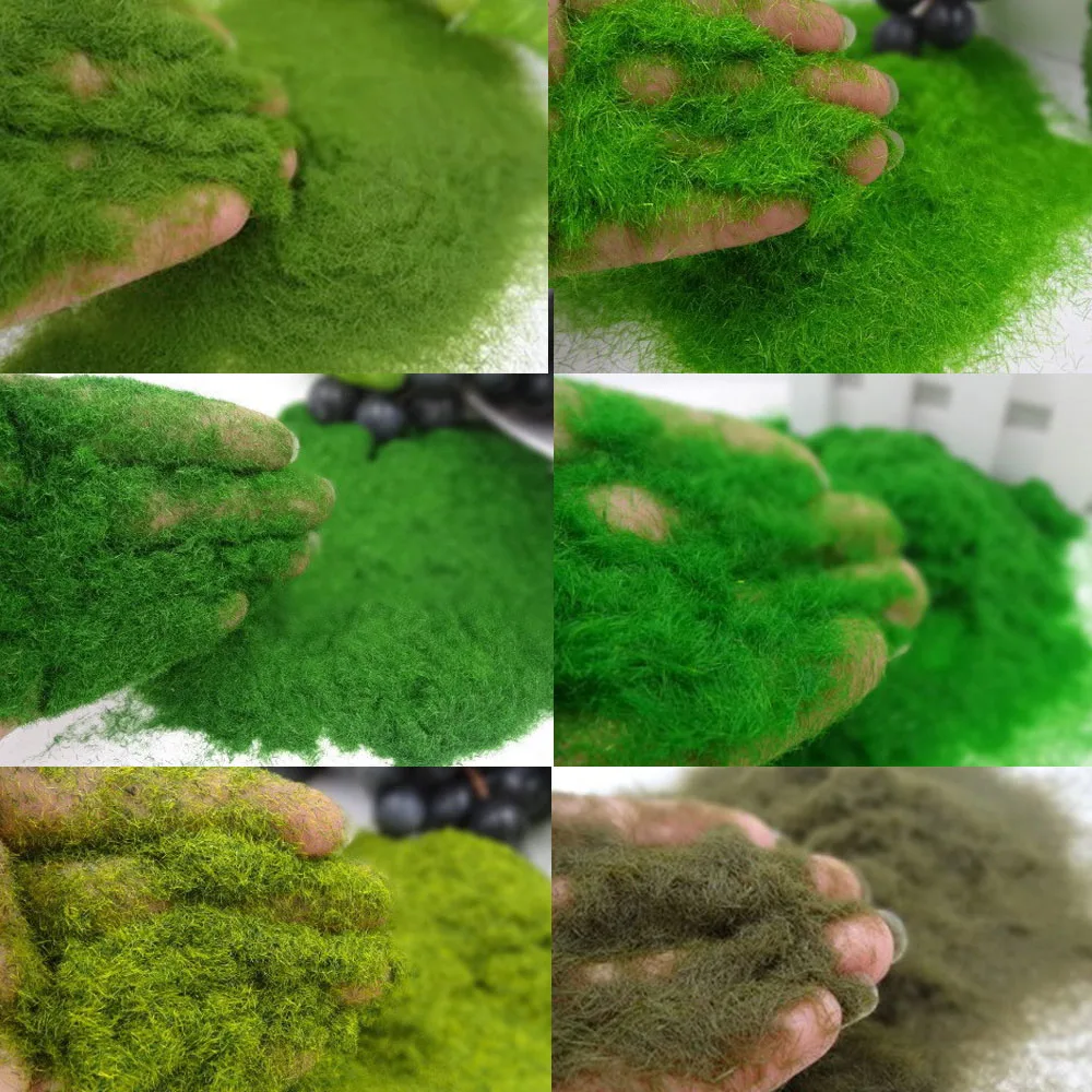 Game Craft Building Model Material Home Artificial Moss Micro Landscape Decoration Artificial Grass Powder DIY Accessories