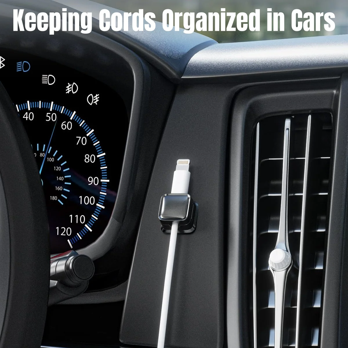 3/6 قطعة مقاطع الكابلات المغناطيسية كابل حامل الحبل قابل للتعديل تحت مكتب إدارة كبلات السيارة سلك لاصق قوي حارس المنظم