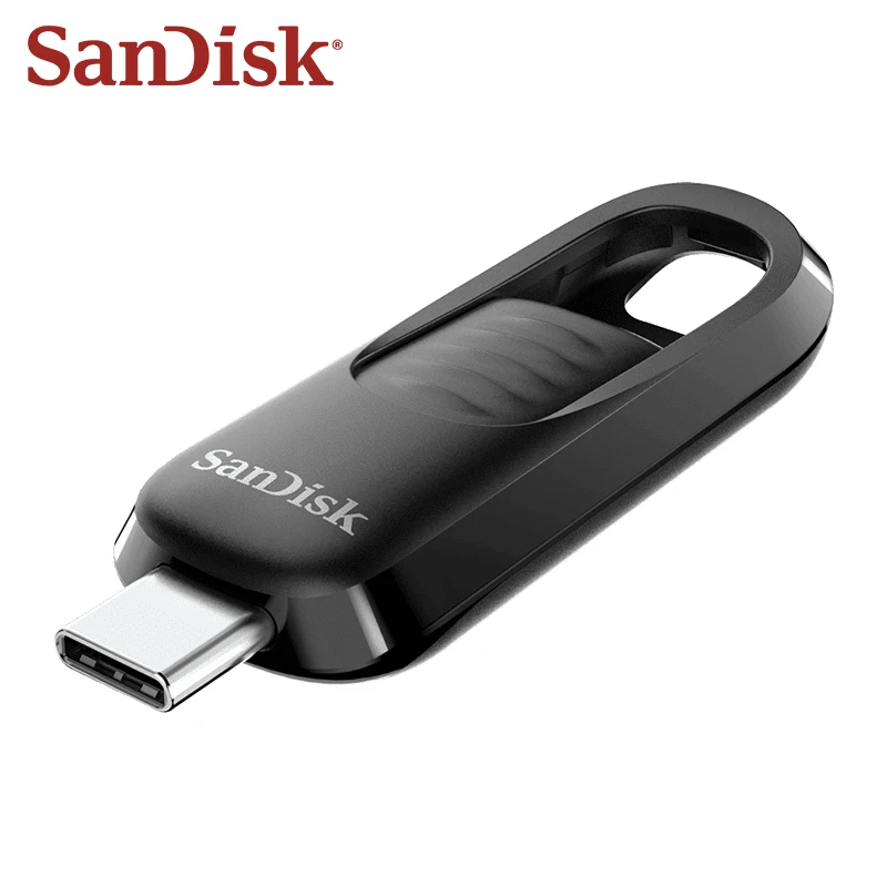 Sandisk USB3.2 CZ480 Gen1 Type-C Metal Pen Drive 64GB 128GB 256GB High Speed up to 300MB/s Reading Flash Drive for Phone PC