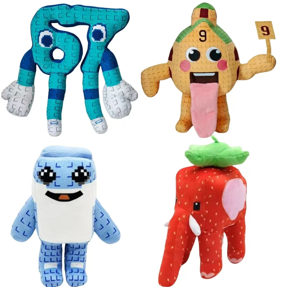 Steal A Brainrot Blue No.67 Plush Los Tralaleritos Plush Dolls