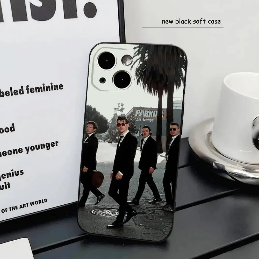 حافظة هاتف عرض خاص من A-Arctic Monkeys لهاتف iPhone16,15,14,13,12 Mini 11 Pro XR,X,XS,MAX 7,8 Plus غطاء سيليكون ناعم أسود