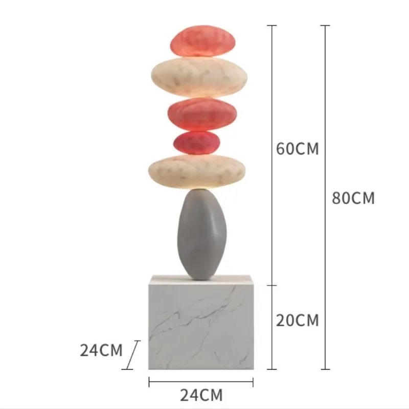 Compact and luxurious floor lamp for the living room enhances the sophistication of the bedroom.