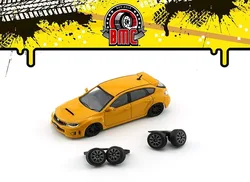 Modelo de coche en miniatura, juguete de colección de 3 pulgadas, 1/64, escala 2009, Impreza WRX STI, BM Creations JUNIOR, regalo