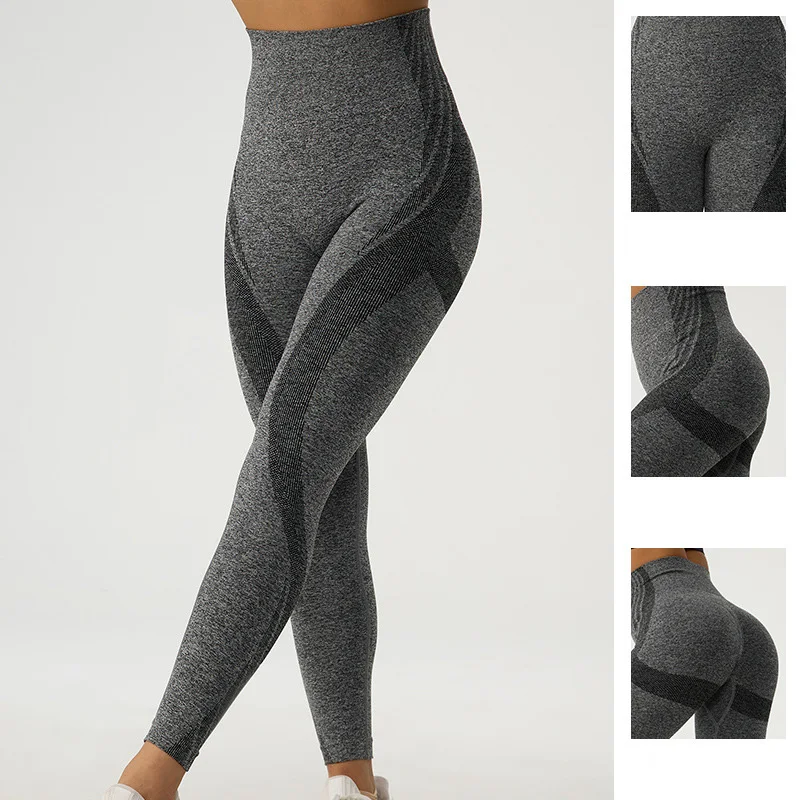 

High Quality Sexy Yoga Pants Lady High Waist Workout Fitness Lift Butt Fitness Sports Yoga Gym Running Pants Casual Sportswear