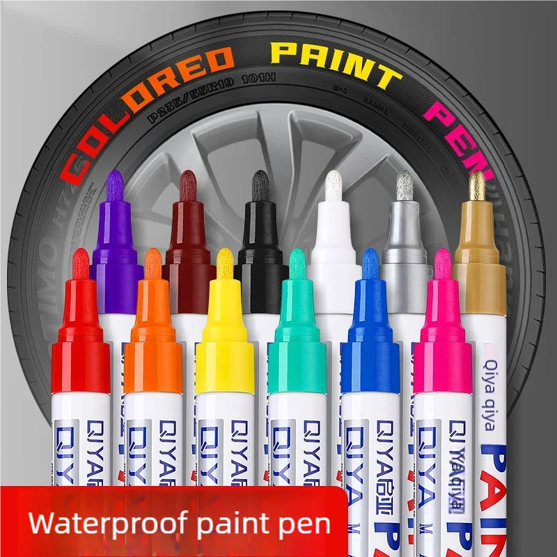 Black and White QIYA Paint Pen Available RC Car Tire Paint Marker Drawing Pen Tool for Model Car Track For Axial SCX10