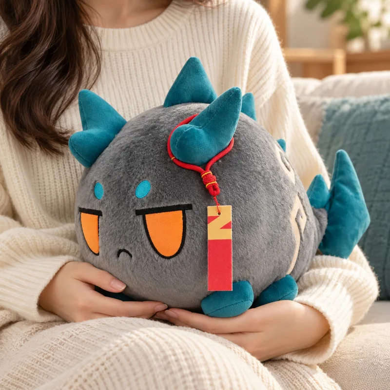 Arknights Dusk Shu Dragon Bubble Doll Lovely Chibi Dragon Stuffed Toy Cotton Character Figure Kawaii Anime Room Decoration Gift
