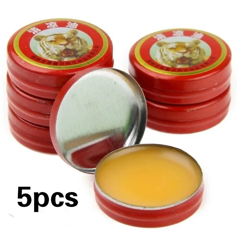 5PCS Tiger Essential Oils Balm Plaster Mosquito Elimination Headache Cold Dizziness Outdoor Anti Mosquitos Insect Bite Products