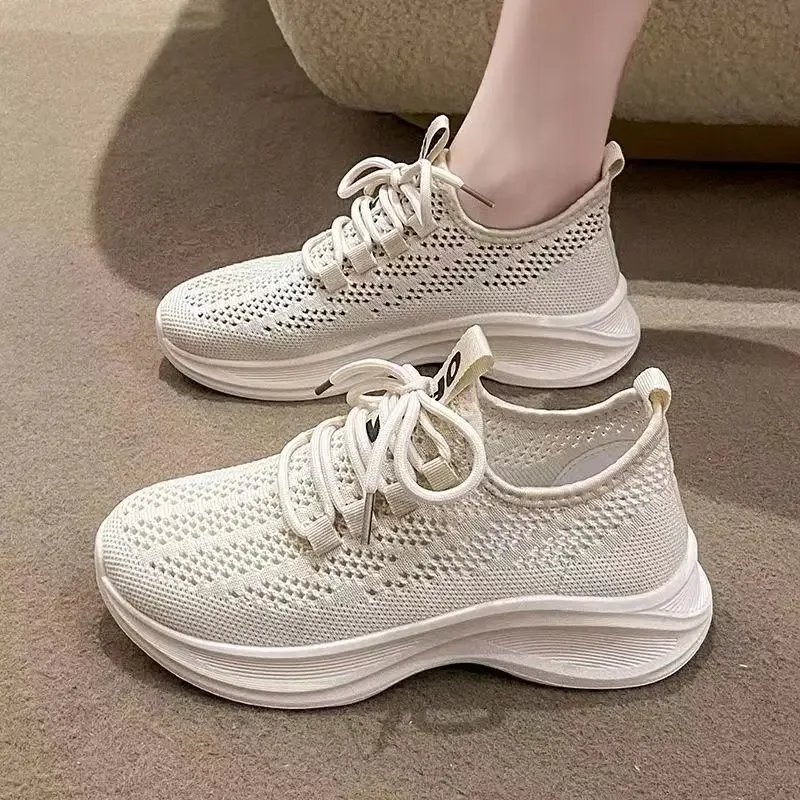 

Lace Up Designer Luxury Women's Athletic Shoes On Sale Fashion 2025 Walking Comfortable and Elegant Stylish New Ladies Footwear
