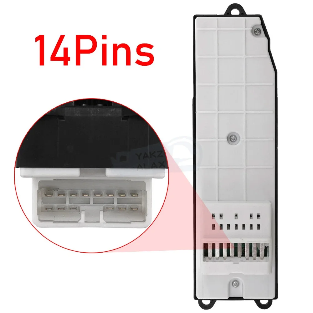 Front Right Driver Side Master Power Window Control Switch for Toyota Landcruiser Prado Hilux Camry Echo 84820-60080 Auto Parts view 4