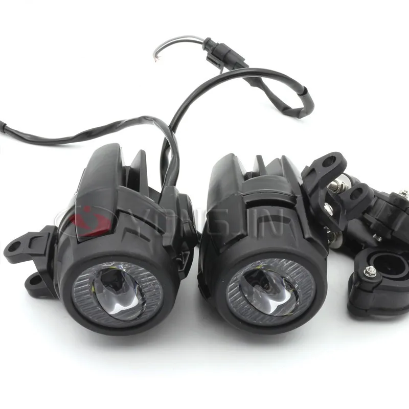 Universal Motorbikes Led Auxiliary Lamps 40W Combo Fog Lights For Universal Motorcycle